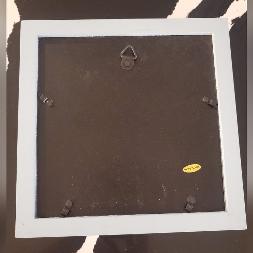 Brand New- Light Blue Square Shadow Box Type Picture Frame - Picture 4 of 4